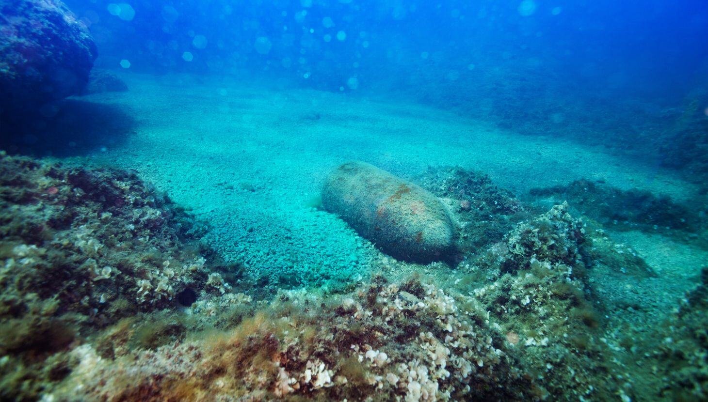 Site clearance underwater view