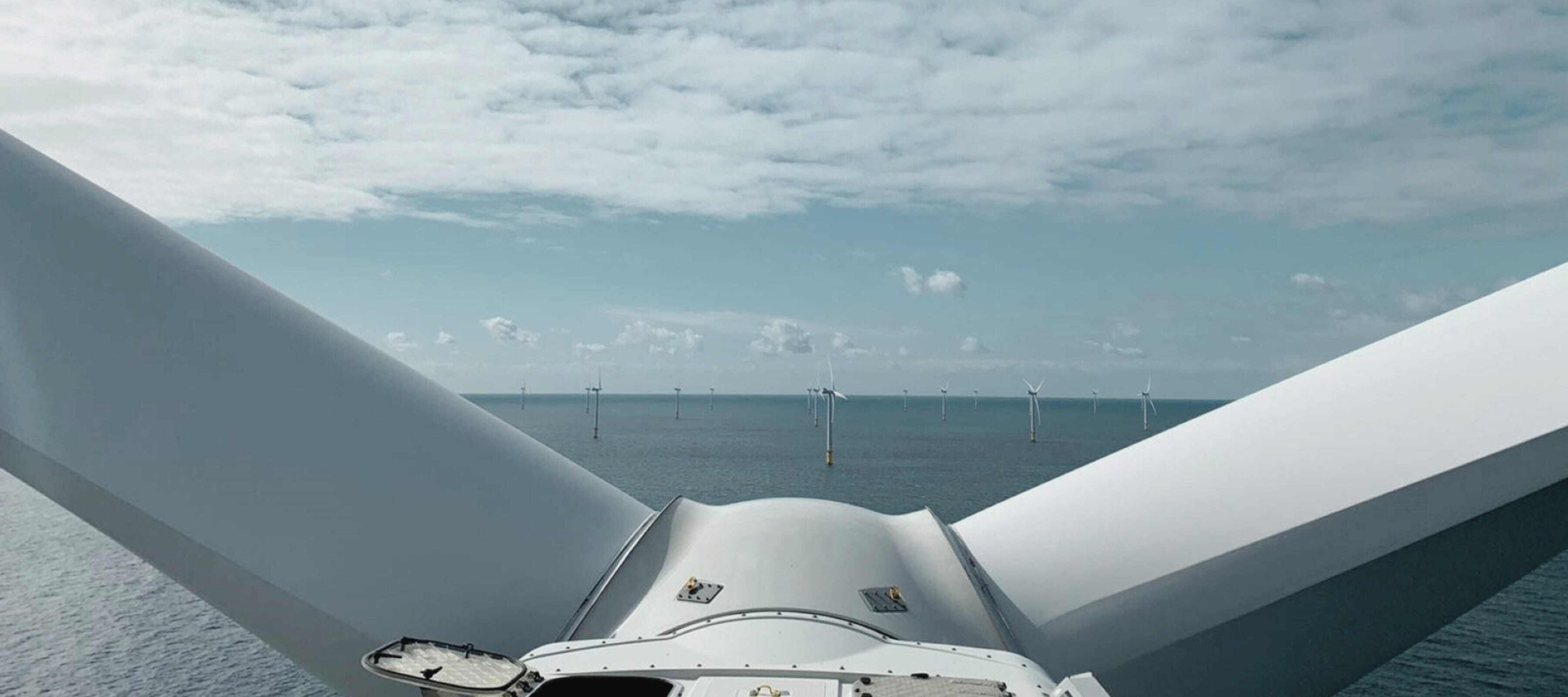 Looking out from wind turbine