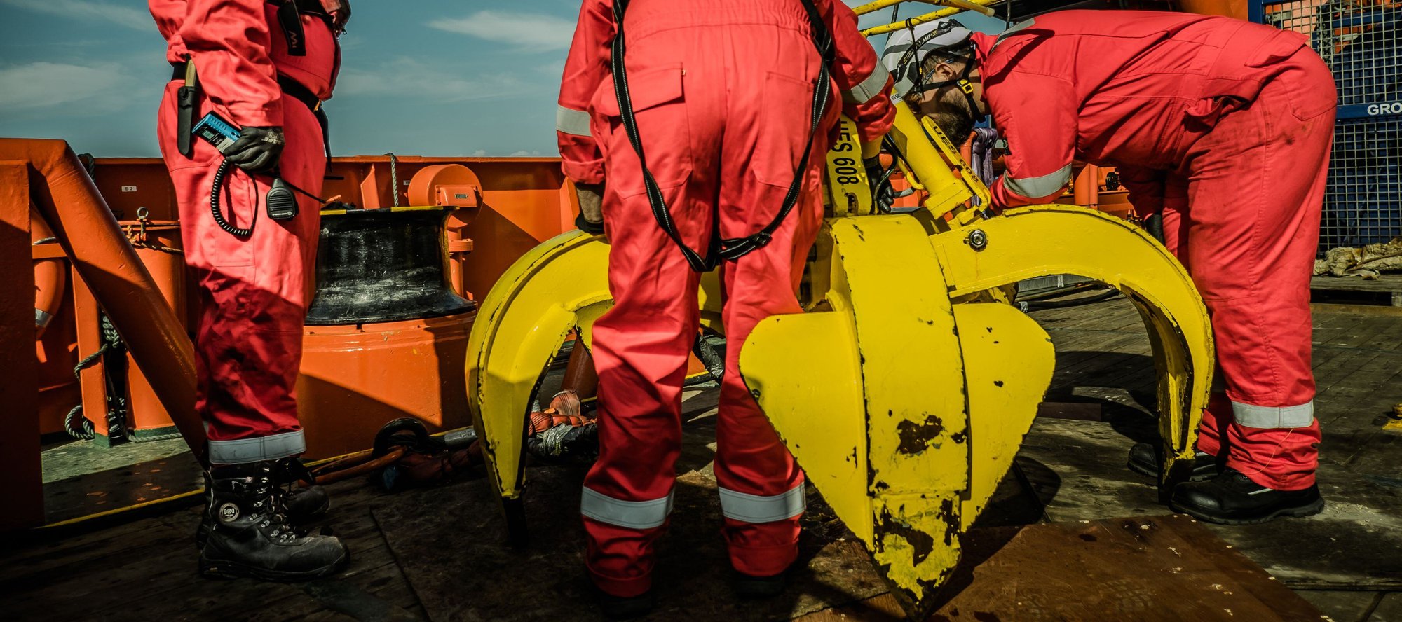 UXO in action offshore