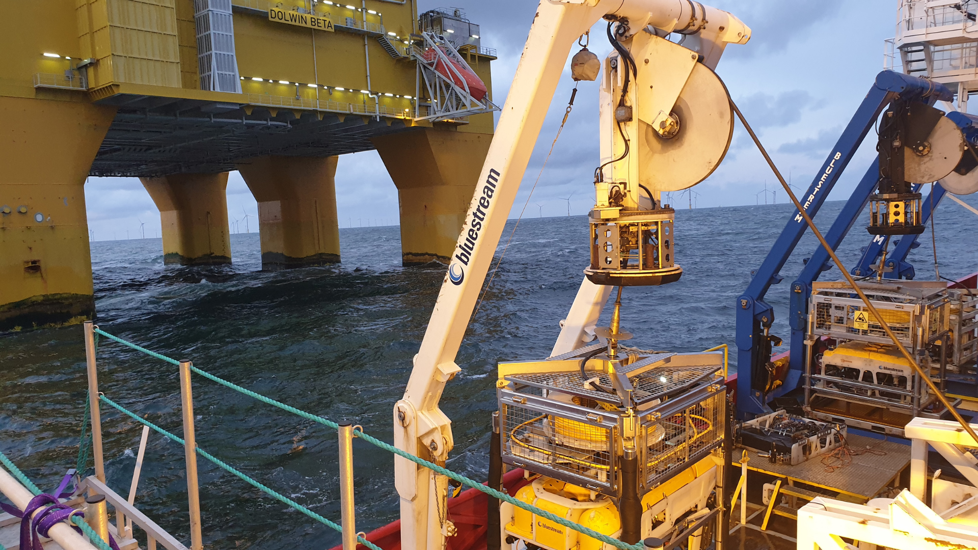 Structural inspection of TenneT offshore platforms